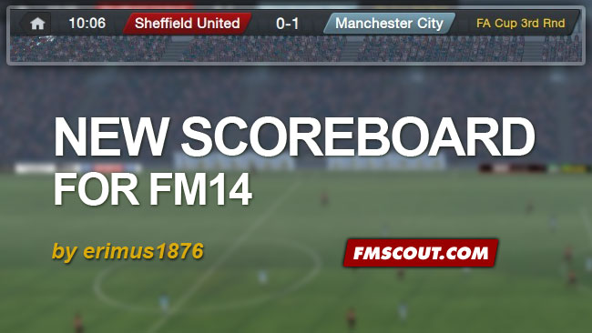 FM 2014 Mods - New Scoreboard for FM14
