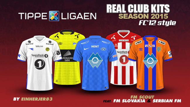 FM 2016 Club Kits - Norway Tippeligaen Kits 2015