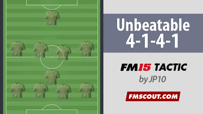 FM 2015 Tactics - Unbeatable 4-1-4-1