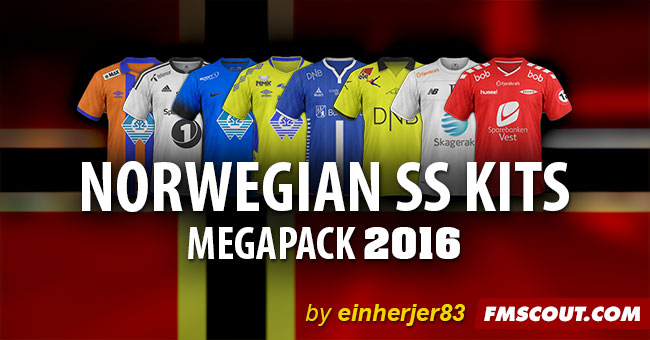 Football Manager 2017 Kits - Norwegian SS Kits Megapack 2016