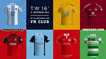 TW'15 kits - 2. Bundesliga 2015/16
