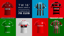 TW'15 kits - Brazil Serie A 2015/16