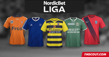 Denmark NordicBet Liga SS Kits 16/17