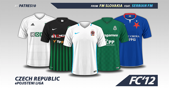 Football Manager 2017 Kits - Czech ePojisteni liga kits 2016/17