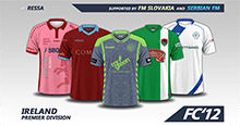 Ireland Premier Division kits 2016