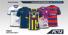 Italy Lega Pro 2016/17 kits