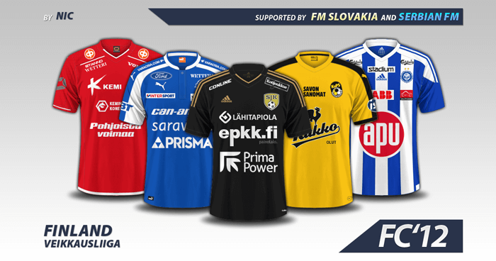 Football Manager 2017 Kits - Finland Veikkausliiga 2016