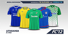 Lithuania A Lyga kits 2016