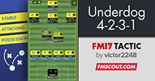 Underdog 4-2-3-1 Tactic by Victor2248