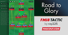 4-2-3-1 Road to Glory - FM18 Tactic
