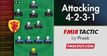 Dominating 4-2-3-1 FM18 Tactic