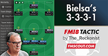 Bielsa 3-3-3-1 Tactics for FM18