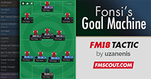Fonsi's 4-3-3 Goal Machine | FM 2018 Tactic