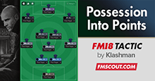 Turning Possession Into Points - FM18 Tactic CTW