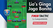 Joga Bonita FM18 Tactic - Lio's Ginga v2