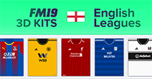 English Leagues 3D Kits 2018/19
