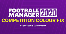 Football Manager 2020 Competition Colour Fix