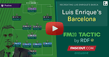 Luis Enrique's MSN 433 (2014-15) FM20 Tactic By RDF