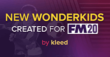 New Wonderkids created for FM 2020 v1.5