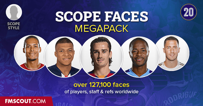 Football Manager 2023 Facepacks - FM Scope Facepack