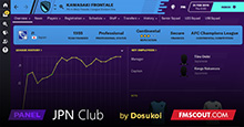 Unlock Japanese Club Overview // FM20 Panel Skin