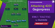 Attacking 4-2-3-1 - Quicksta Gegenpress V2.0