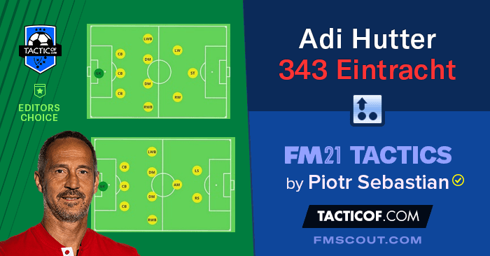 Football Manager 2021 Tactics - Adi Hütter 3-4-3 Eintracht