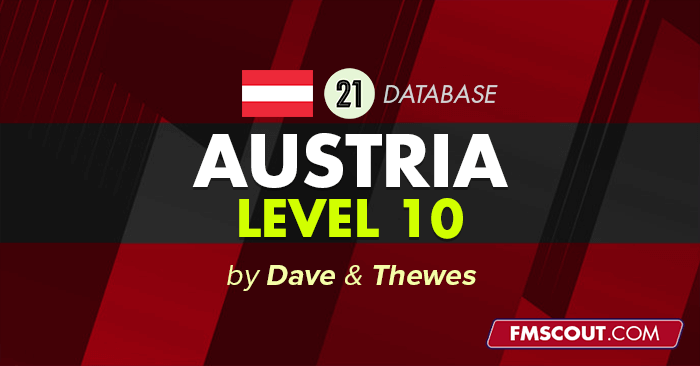 Football Manager 2021 League Updates - FM21 Austria Level 10 by Dave & Thewes