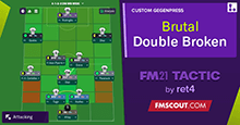 FM21 Double Broken Tactic