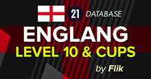 England Level 10 + Cups for FM21 (fixed loans for L7-10) **FM 21.4 COMPATIBLE**