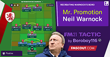Mr Promotion Neil Warnock's 3-1-4-2
