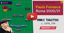Paulo Fonseca Tactics at AS Roma 2020/21