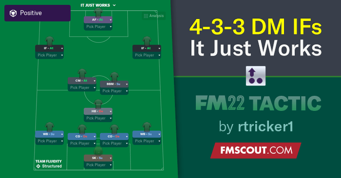 Football Manager 2022 Tactics - FM22 Tactic: 433 DM IFs