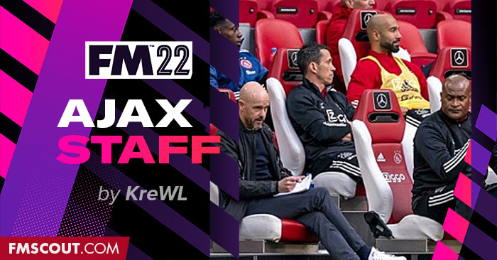 Football Manager 2022 Data Updates - Ajax Staff Update 2022 by KreWL