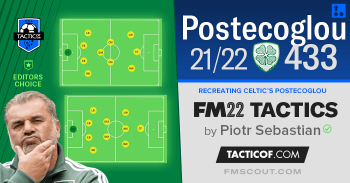 Football Manager 2022 Tactics - Postecoglou 4-3-3 Celtic // FM22 Tactic