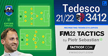 Tedesco 3-4-1-2 Leipzig // FM22 Tactic