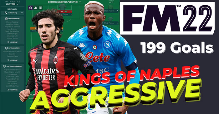 Football Manager 2022 Tactics - DHFM Kings Of Naples - Dominate the Midfield