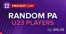 FM22 Random PA Database - U23 [22.3 UPDATE - INCLUDES MAXED PA DATABASE]