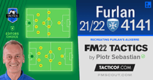 Furlan 4-1-4-1 Auxerre // FM22 Tactic