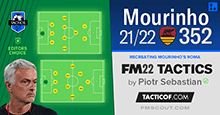 Mourinho 3-5-2 Roma // FM22 Tactic