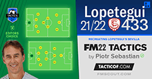 Lopetegui 4-3-3 Sevilla // FM22 Tactic