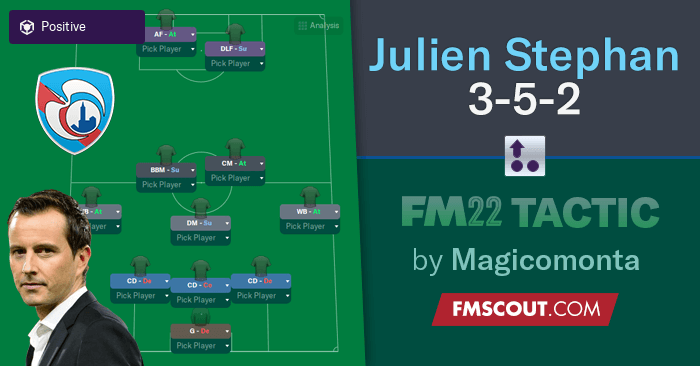 Football Manager 2022 Tactics - Julien Stephan's 352 Strasburg Tactics for FM22