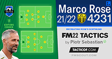 Rose 4-2-3-1 Dortmund // FM22 Tactic
