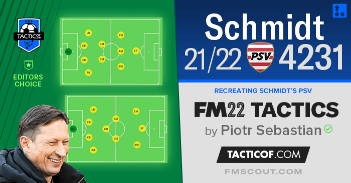 Football Manager 2022 Tactics - Schmidt 4-2-3-1 PSV // FM22 Tactic