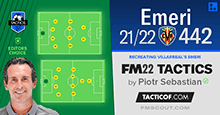 Emeri 4-4-2 Villarreal // FM22 Tactic