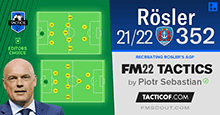 Rösler 3-5-2 AGF // FM22 Tactic