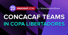 FM23 CONCACAF Teams in Copa Libertadores