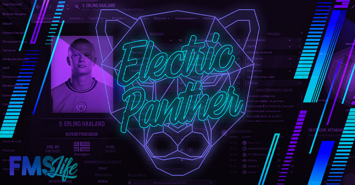 Football Manager 2023 Skins - Electric Panther - Ultimate Edition - v3.2 FM23 Skin