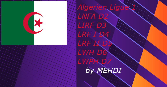 Football Manager 2023 League Updates - FM23 Algerian Leagues (D7)
