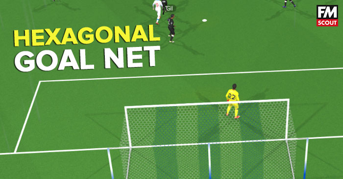 FM 2023 Misc Graphics - Hexagonal Goal Net (World Cup Style) for FM23